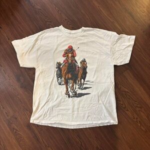 Yoki Cream Equestrian Graphic Tee